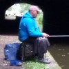 Keen to catch another specimen gudgeon and maybe top his PB, GiRi (Richard Gibbs) was showing great determination and concentration near Cowley tunnel, Gnosall on the Shropshire Union in August 2019.