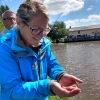 On the Shropshire Union at Audlem in July 2020, Lisa Foreman joined GUGGS as FoLi by catching several gudgeon. This was her first, weighing in at just 6.1g. (No, we don