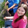Amelia McCarthy caught the first gudgeon of a Let