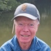 David Kirtley with one of twenty two gudgeon which gave him entry to the Society as KiDa at Cooks Wharf on the Grand Union Canal in August 2023.