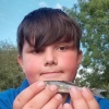 This was the best attempt that JeIs (Isaac Jellis) could make at a smile when he caught his 10.2g PB gudgeon at Wilstone on the Aylesbury Arm in September 2024