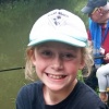 Leeya Scheepers matched her sister Phebe by catching a gudgeon at a Let